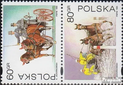 Produktbild von Briefmarken Polen 1995 Mi 3553-3554 Paar (kompl.Ausg.) postfrisch WM Zweiergespannfahren