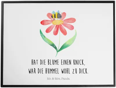 Produktbild von Mr. & Mrs. Panda schreibtischunterlage Hummel Blume - Weiß - Geschenk, Biene, Hummeln, schreibtischunterlagen, Schreibunterlage, schreibtischmatte, Natur, Lustige Sprüche