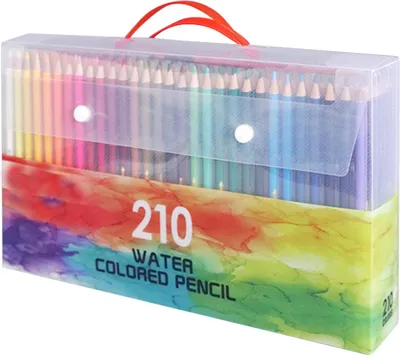 Produktbild von 120/150/180/210 Professionelles Künstler-Aquarellstift-Set, wasserlöslich, farbig, für Schüler, Erwachsene, Farbkunstbedarf, Zeichnen, Skizzieren, Malbücher