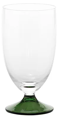 Produktbild von Zafferano Calice Maestro mundgeblasenes Natronkalkglas-Set, 4-teilig, grüne Farbe, venezianisches Design ohne Stiel für elegante Weinproben