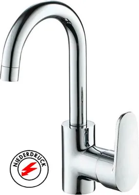 Immagine prodotto di Beitz & Walz AQVABASIC I Rubinetto per lavabo. Maniglia laterale cromata