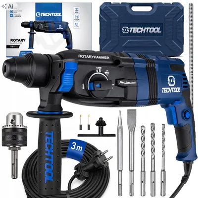 Produktbild von TECHTOOL SDS-Plus-Bohrhammer TTRH01, 830 W, 3 J, 26 mm