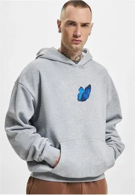 Produktbild von Mister Tee Le Papillon Heavy Oversize Hoody grey S