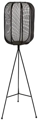 Produktbild von Engelnburg Laterne Windlicht Metall Schwarz 101,5x33x33