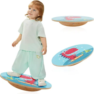Zdjęcie produktu dla Balance board, drewno, Wackelbrett, 43x3 cm, dla dzieci