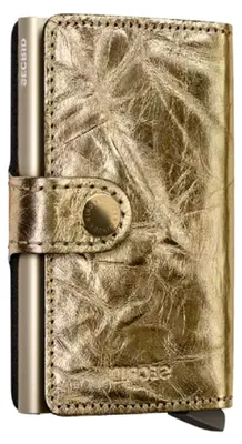 Produktbild von Das MiniWallet verfügt über eine kompakte Größe, aber eine große Kapazität. Leder im markanten Metallic-Look Crunch, hergestellt aus hochwertigem europäischem Rindsleder. kann Banks aufnehmen