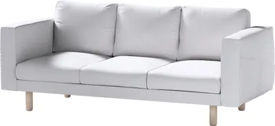 Produktbild von Dekoria Bezug für Norsborg 3-Sitzer Sofa, hellgrau, Norsborg 3-Sitzer Sofabezug