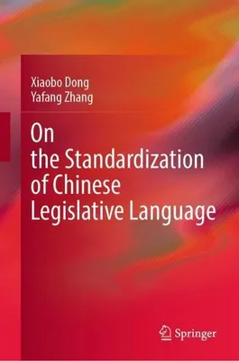 Obrázok produktu pre On the Standardization of Chinese Legislative Language