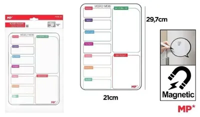 Zdjęcie produktu dla Planer tygodniowy magnetyczny A4 - MP Main Paper