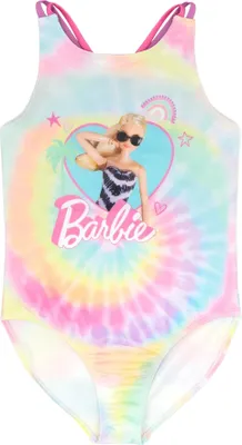 Produktbild von Barbie - Badeanzug für Mädchen NS7014 (146-152) (Pink/Blau/Gelb)