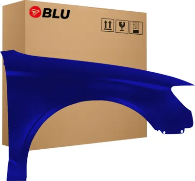 Image de BLU Aile Compatible avec Audi A3 8V III-generation berline cabriolet LX5Q Droite Blau ScubaBlau | 2012-2020 | Avant | Peint| Prêt à Monter | Acier