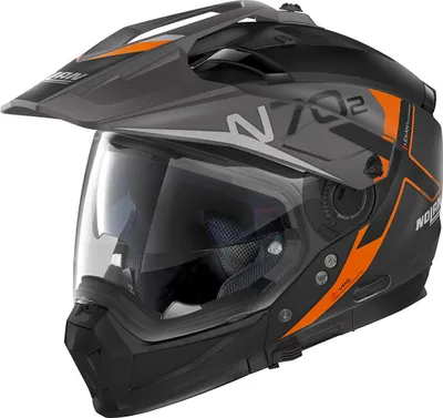 Produktbild von Nolan N70-2 X Bungee N-Com Helm, schwarz matt/orange, XXS (54)