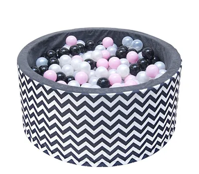Produktbild von Aga Kinder weiche Pool der runden Bälle 90x40 cm, Bällebad Für Kinder mit 200 Bälle, 877