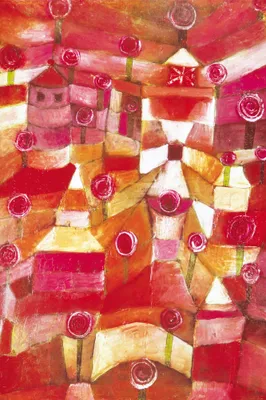 Obrázek produktu pro Paul Klee Kunstdruck Bild - Rosengarten, 1920 (180 x 120 cm)