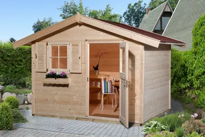 Produktbild von weka Gartenhaus 123 Gr. 3, natur