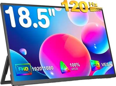 Obrázok produktu pre 18,5-palcový prenosný monitor, rozlíšenie FHD, pripojenie USB-C, konektor EÚ