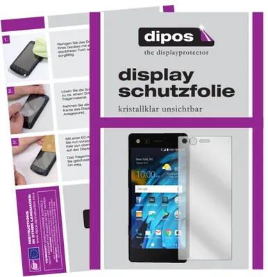 Produktbild von 2x Schutzfolie für ZTE Axon M klar Displayschutzfolie Folie Display Schutz dipos