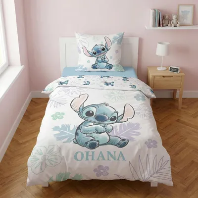 Productafbeelding van Omkeerbaar Dekbedovertrek Set 140 x 200 cm met Kussensloop 65 x 65 cm van 100% Katoen