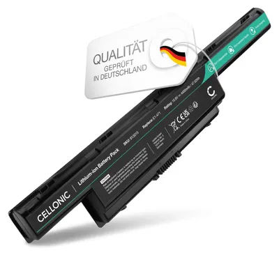 Produktbild von CELLONIC 1x Akku für Notebook Kompatibel mit Acer Aspire 7750G, Aspire 5750G, Aspire 5742G, AS10D31 - (4400mAh, 10.8V)