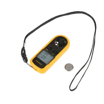 Image de Anémomètre numérique portable, anémomètre, débitmètre d'air, thermomètre, thermomètre
