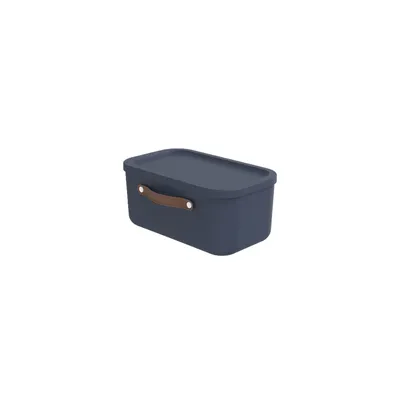 Produktbild von Rotho Aufbewahrungsbox 12 L Maloja - Kunststoffbox mit Deckel - Stapelbox 39,5 x 26,5 x 17,7 cm - Plastikbox Ordnungsbox Allzweckkiste