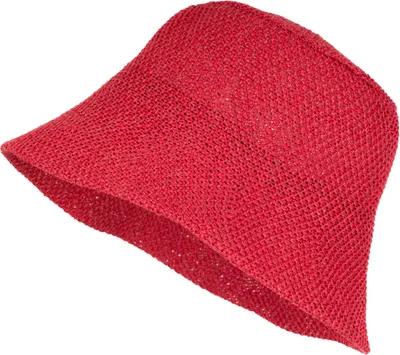 Produktbild von styleBREAKER Damen Papierstroh Sonnenhut | faltbarer Fischerhut | leichter Bucket Hat mit Schweißband | Sommerhut mit Krempe als Sonnenschutz für Outdoor Strand Freizeit