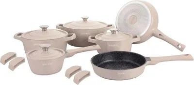 Obrázok produktu pre Sprava riadu Royalty Line Premium RL-OS1014, 14 cm, liatina, mramorov povrch, indukcia, bov