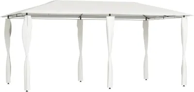Produktbild von Pavillon mit Pfostenverkleidung 2,98x5,3x2,59 m Creme 160 g/m²