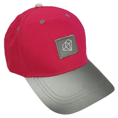 Produktbild von ROTH Kinder-Basecap ReflActions "Diamant" grau/pink