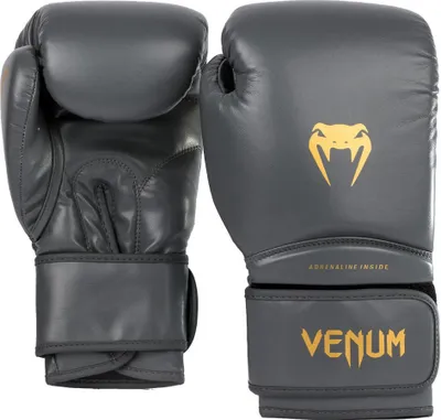 Produktbild von Venum Contender 1.5 Boxhandschuhe Grau Gold Gewicht 10 oz