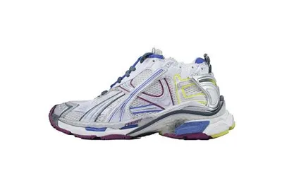 Produktbild von 772767 W3RMU 9547 Balenciaga Runner Sneaker 'White Purple Blue' SIZE:EUR38