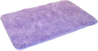 Produktbild von Kinzler hochwertige Mikrofaser Badematte, 80x150 cm, mit rutschfestem Rücken, flieder; J-10008/22