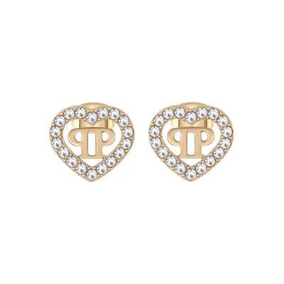 Produktbild von Philipp Plein - PJZEA02EU - Ohrstecker - Damen - PLEIN ROCKED HEART