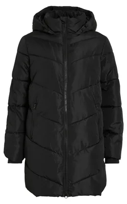 Image de Vila - Manteau matelassé pour femmes, modèle VIMILJA, avec capuche
