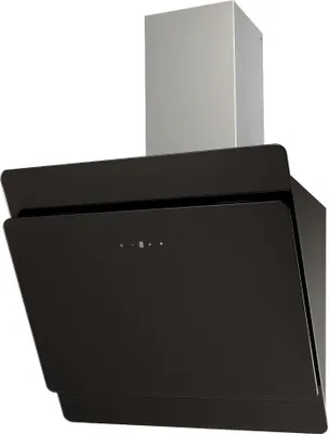 Produktbild von PKM Dunstabzugshaube Kopffreihaube Wandesse Metall Glas S3-60 ABTZ schwarz 60 cm