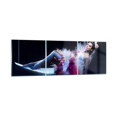 Produktbild von Bilder auf glas - Frau Geheimnis Kleid elegant - 120x40cm - Glasbilder - Wandbilder - Kunstdruck - zum Aufhängen bereit - Wanddekoration aus Glas - Glas Bilder - Wandbild auf Glas - GCA120x40-2584