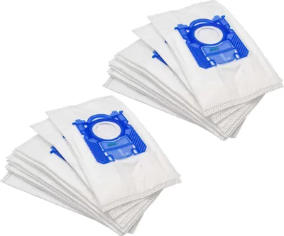 Produktbild von vhbw 20x Staubbeutel kompatibel mit Philips Impact / Plus HR 8355, HR 8354, HR 8353, HR 8352, HR 8351, HR 8350 Staubsauger - 29,8cm x 17,7cm Weiß