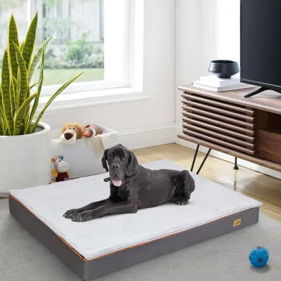 Obrázek produktu pro FATIVO Ortopedický pelíšek pro psy 3XL 135x100x12 cm, matrace pro psy s paměťovou pěnou