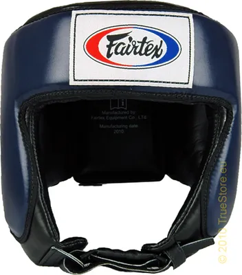 Zdjęcie produktu dla Ochraniacz głowy Fairtex do Muay Thai i kickboxingu HG9, niebieski/czarny, rozmiar M