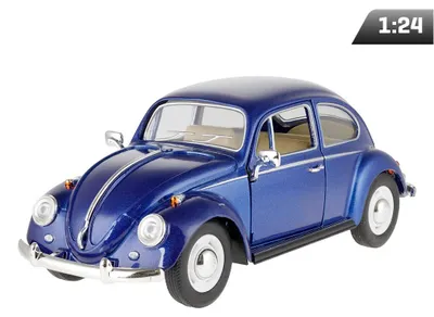 Produktbild von Modell im Maßstab 1:24, VW Classical Beetle von 1967, blau