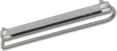 Produktbild von Kleiderbügelhalter-Auszug 300 mm Stahl silberfarbig