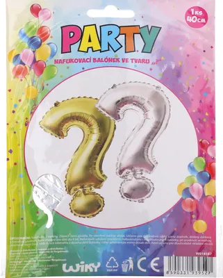 Obrázok produktu pre Nafukovací balón "?" 40 cm