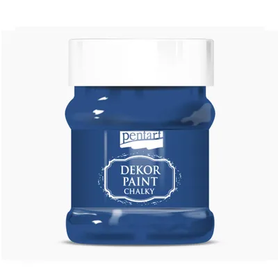 Produktbild von PENTART Dekorfarbe Chalky, 230 ml, Stahlblau