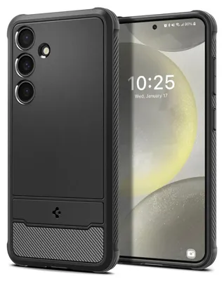 Obrázok produktu pre Spigen Rugged Armor, Ochranný obal, Samsung, Galaxy S24, 15,8 cm (6.2"), Čierna