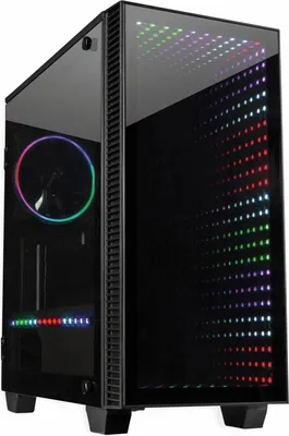 Produktbild von X-608 Infinity Micro Infinity-Mirror (schwarz, Tempered Glass)