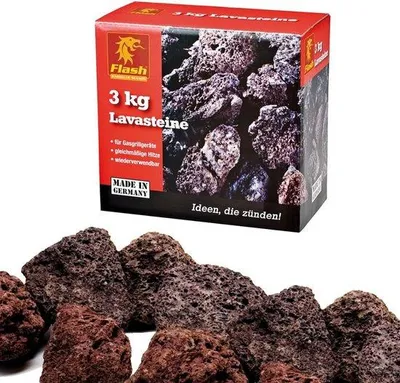Produktbild von 3 kg Lavasteine für Gasgrill - Ideal für Grills und Kochen