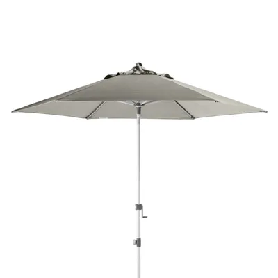 Produktbild von Doppler Expert Auto Tilt ø 280 cm Sonnenschirm 6 Farbvarianten Mittelmastschirm 428441 827 Hellgrau