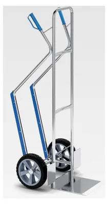 Produktbild von Aluminium-Sackkarre mit Schaufel BxT 300 x 290 mm und Gleitkufen