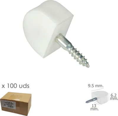 Produktbild von SUPPORT EST. SCREW PEQ. BLA. (Box 100u)