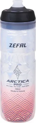 Obrázok produktu pre Zéfal 1679 Fľaša na pitie 'Arctica Pro 75', 750 ml/25oz, výška 259 mm, strieborná/červená